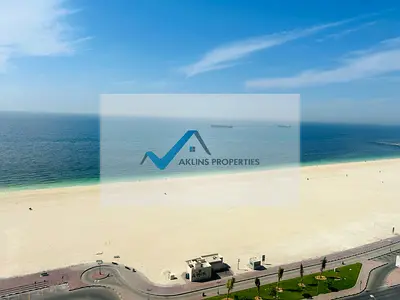 أكبر شقة فاخرة بثلاث غرف نوم وصالة مع مسبح خاص وإطلالة كاملة على البحر في برج كورنيش