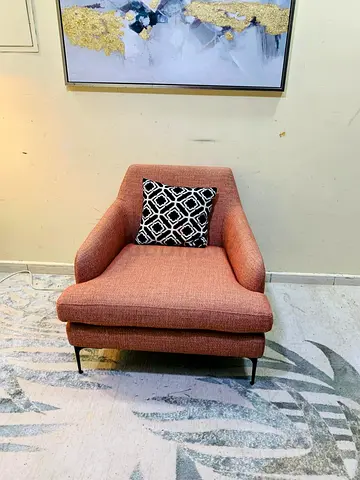 Upholstered single lounge chair - gently used