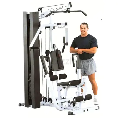 Multi-station Home Gym Machine with Weight Stack