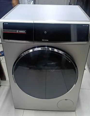 Bosch Series 8 washing machine, front loader 9 kg , Silver inox FREE DELIVERY