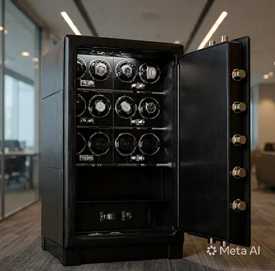Luxury Heavy-Duty Automatic Watch Winder Safe,
