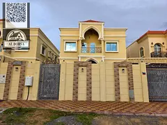 Villa for rent in Al Muwaihat 1, Ajman, consisting of 5 master bedrooms, a majlis, a living room wit