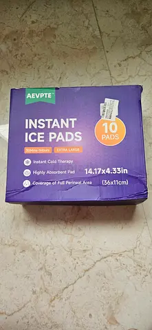 Aevpte Instant Ice Pads for Postpartum Care _ 8 pads