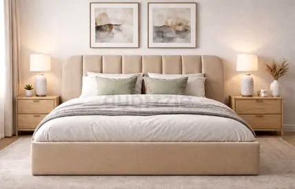 Elegant Brand new Queen size bed with mattress good Quality Queen bed strong for sale