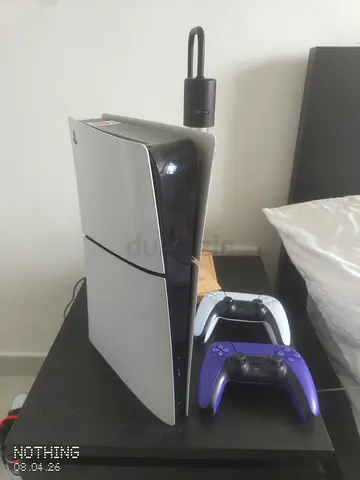 My Sony PlayStation 5 console with 2 DualSense controllers - used, working