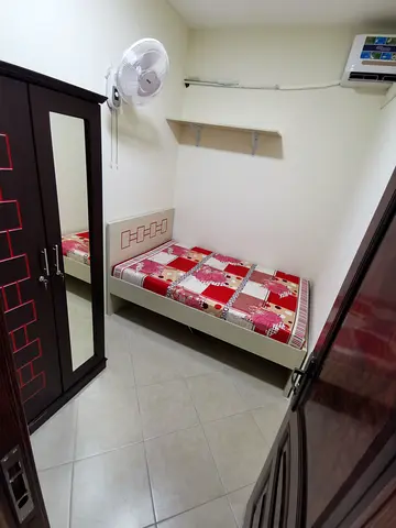 Fully Furnished Family Partition Room Available ADCB Metro, Exit 1, Al Karama, Dubai