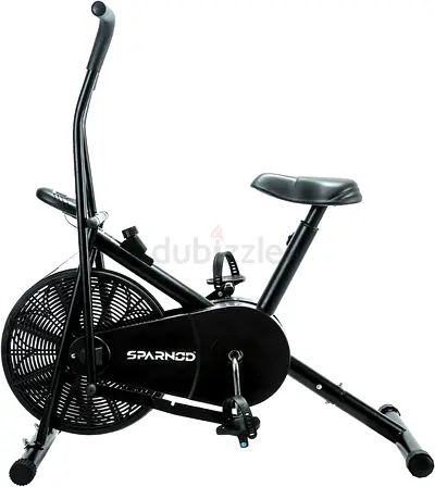 Used SPARNOD air-fan exercise bike — good working condition