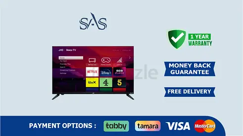 JVC 65 inch TV | Roku Smart 4K Ultra HD | New - Free Delivery | Warranty | 65CR53