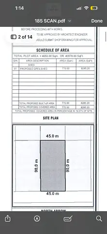 🏭 Industrial Property for Sale | 45,000 Sqft Plot | 40,000 Sqft Sheds | 540 kW Power | Office + Rooms