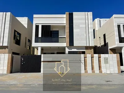 United Arab Emirates City of Ajman Al Bahya Plan. The villas are 280 sqm land area Stone facade (Ground floor: Majlis, living room, kitchen, one roo
