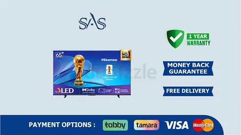 Hisense 65 inch Tv | QLED VIDAA 4K Smart TV | New - Free Delivery | Warranty | 65Q6Q