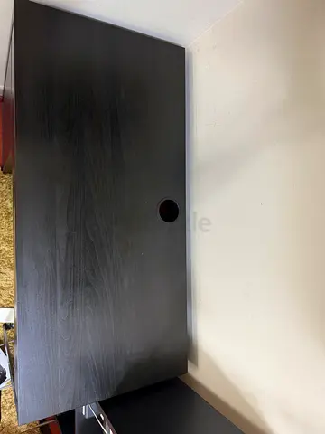 IKEA Micke Desk: Black Writing Desk with Cable Management Hole