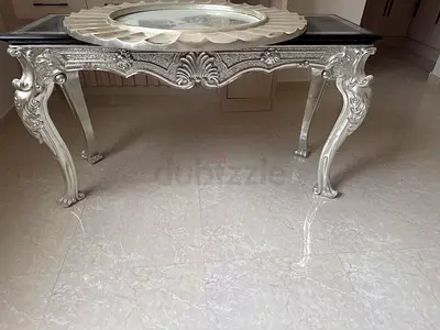 Silver versace console table