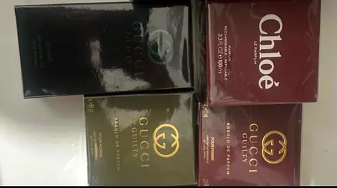 Chloé and Gucci Guilty perfumes — 4 boxed designer fragrances