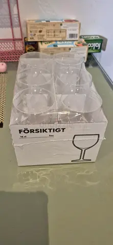 Short and strong wine glass - set of 6 from IKEA