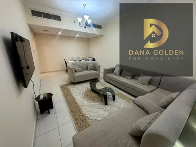 شعارنا الزوق الرفيع من مكتب دانا الذهبيه للعقارت يقدم لك اجمل   ثلاث غرف  وصاله / اطلاله بحريه / التعاون برج الخليج بلازا ش في منطقه التعاون  مفروش لل