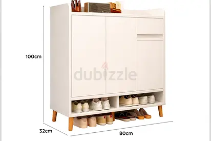 Adjustable Shoe Shelf Inserts (32cm Depth) — Stackable/Detachable