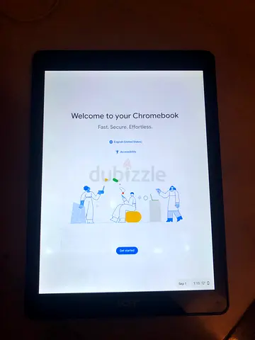 ايباد نوع ACER CHROMEBOOK + شاحن + كفر +ايباد نضيف و قابل لي التفاوض جاهز