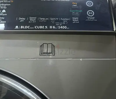 Front-load washer dryer (8kg wash / 6kg dry), 1400 rpm — used, working