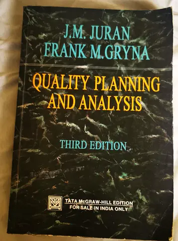 Quality Planning and Analysis