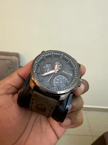 Police Mens Cuff Watch