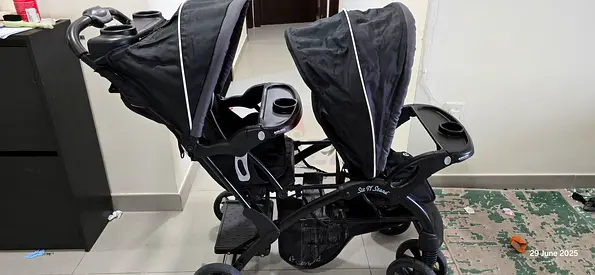 Twin Kids Stroller
