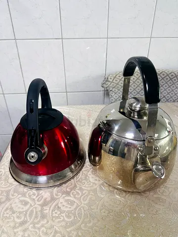 2 High quality stainless steel teapot - ابريق اصلي
