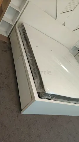 Ikea  Malm bed with mattress queen size
