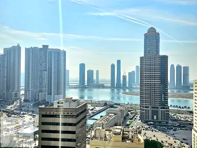 ** SEAFRONT 1BHK APARTMENT PRIME LOCATION WITH BALCONY GYM POOL **