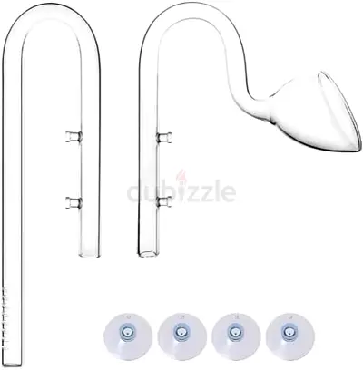 Aquarium Lily Glass Pipe Set 13 mm – Inflow  Outflow for 12/16mm Tube