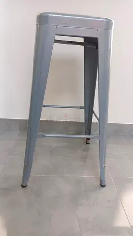 4 Gray Bar Stools