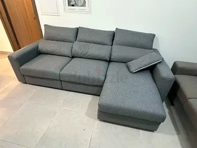 IKEA Esklstuna L Shape Sofa Bed Dark grey Good condition