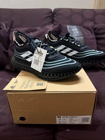 Adidas 4DFWD X PARLEY black running shoes - new with tags (box included)