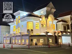 🏡 Villa for rent in Al Yasmin | 5 bedrooms + living room, majlis, and maid's room | Corner vi