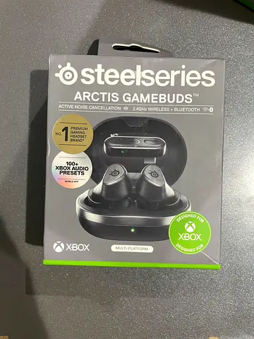 SteelSeries Arctis GameBudsTM for Xbox Wireless Gaming Headset - 2.4GHz + BT 5.3 - ANC/Transparency
