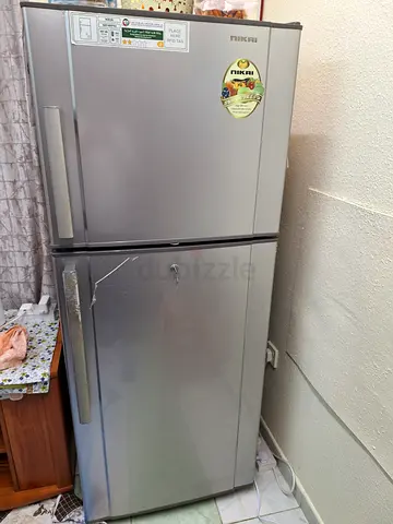 Double Door Refrigerator - Silver Finish