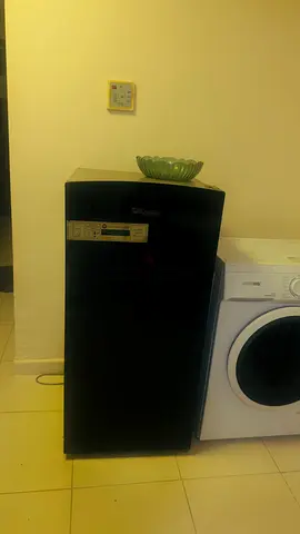 Black Refrigerator in Good Condition