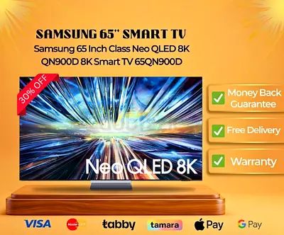 Samsung 65 Inch TV |  Class Neo QLED 8K QN900D 8K Smart TV | Free Delivery | Warranty