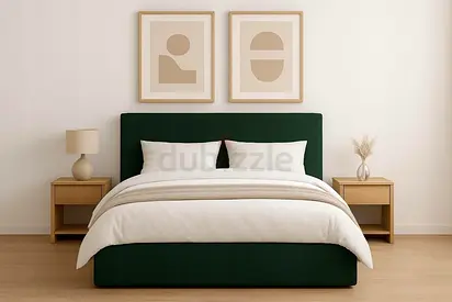 Stylish new Queen size bed with medical mattress Queen bed storage bed strong
