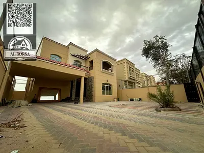 🏡 فيلا للبيع بالمويهات 1 | 5 غرف + مجلس و2 صالة وخادمة | 5000 بناء، 5400 أرض | شارع تجاري | 2,400,000 درهم
