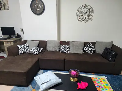 Large Comfort Modular Sofa + Free Matching Cushions - Moving Sale