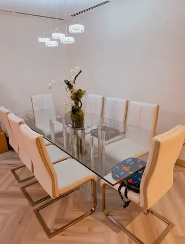 Italian dining table bought from Natuzzi