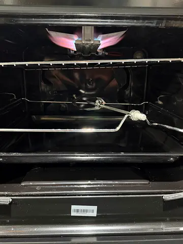 Gas oven with rotisserie — working condition