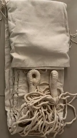 Cotton rope garden hammock — good condition