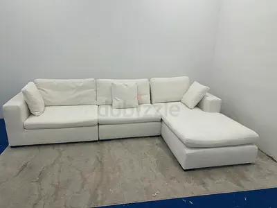 Same like new condition marina home lshape sofa