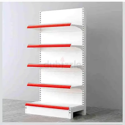 5-Tier Single-Sided grocery market Retail Shelving Unit(1.95h/.35w/1m)