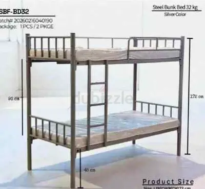 My Silver Steel Bunk Bed - Sturdy and in Good Condition