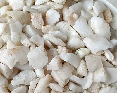 Premium Aquarium Rocks (White) 1kg