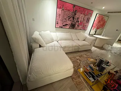 Great condition marina home luscious sofa with footstool