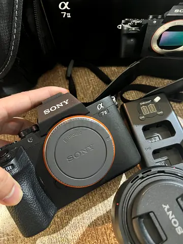 Sony a7ii Camera with Lens 50mm 1.8f and accessories